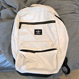 White adidas backpack